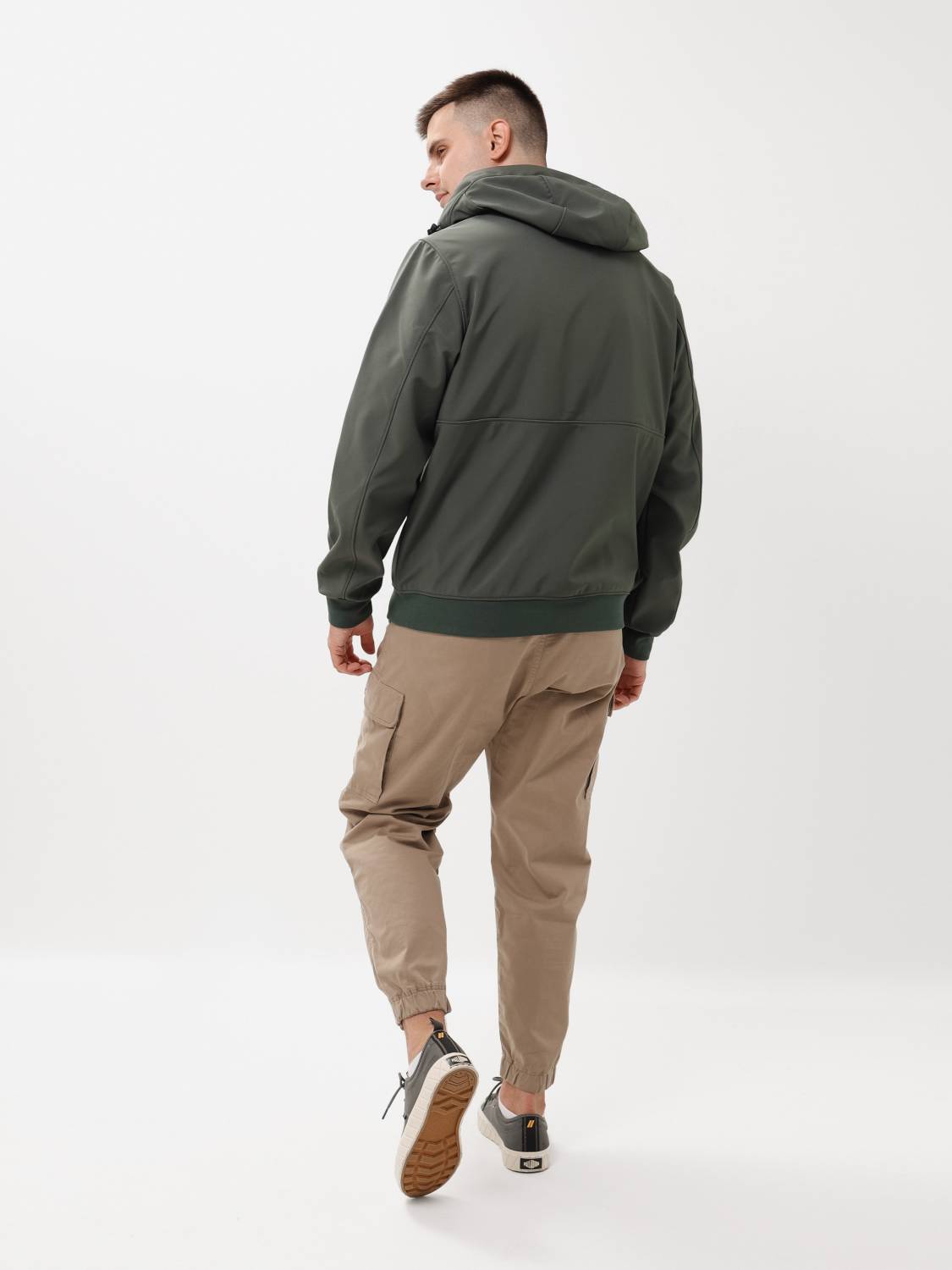 Куртка / Ветровка мужская "Riggs Softshell" (Graphite) Vintage Industries 
