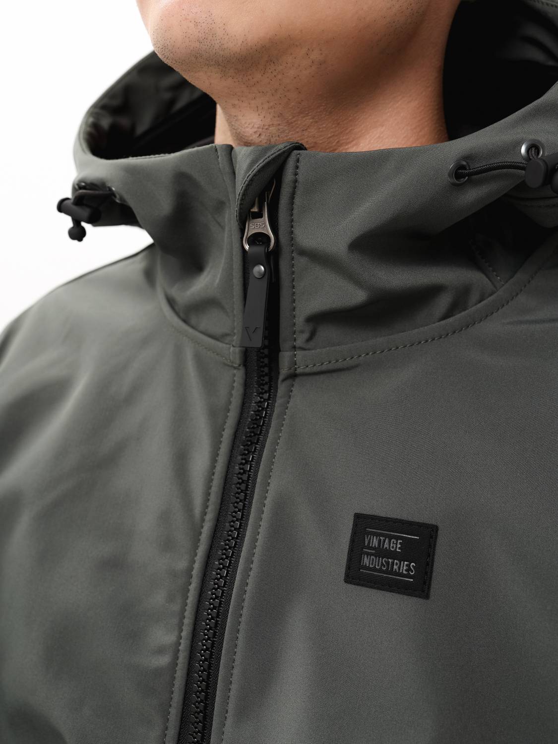 Куртка / Ветровка мужская "Riggs Softshell" (Graphite) Vintage Industries 