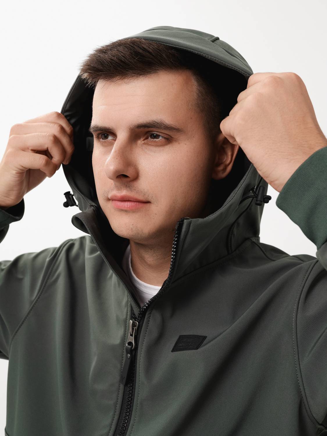 Куртка / Ветровка мужская "Riggs Softshell" (Graphite) Vintage Industries 