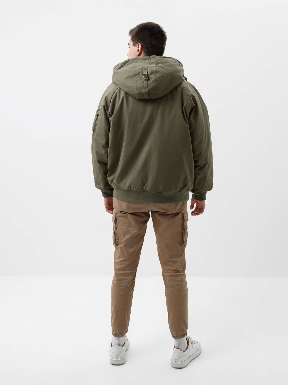 Куртка / Бомбер утепленный мужской ''MA-1 Hunting MOD'' (OG-107 Green) Alpha Industries