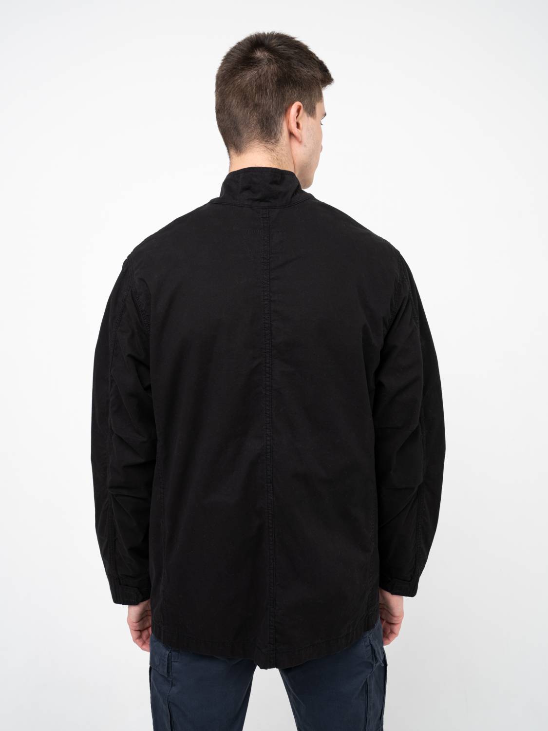 Куртка / Ветровка мужская "M-65 Lightweight" (Black) Alpha Industries