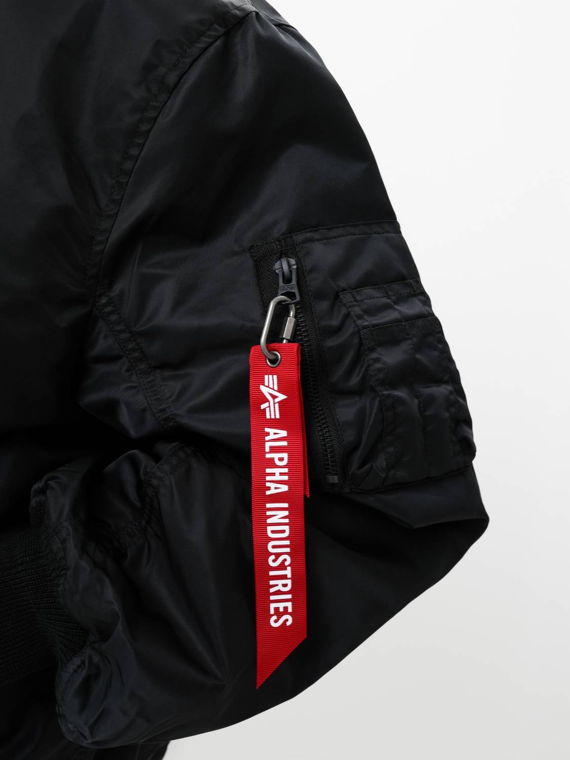 Куртка / Бомбер утепленный мужской оверсайз ''MA-1 Bloodchit Gen II'' (Black) Alpha Industries