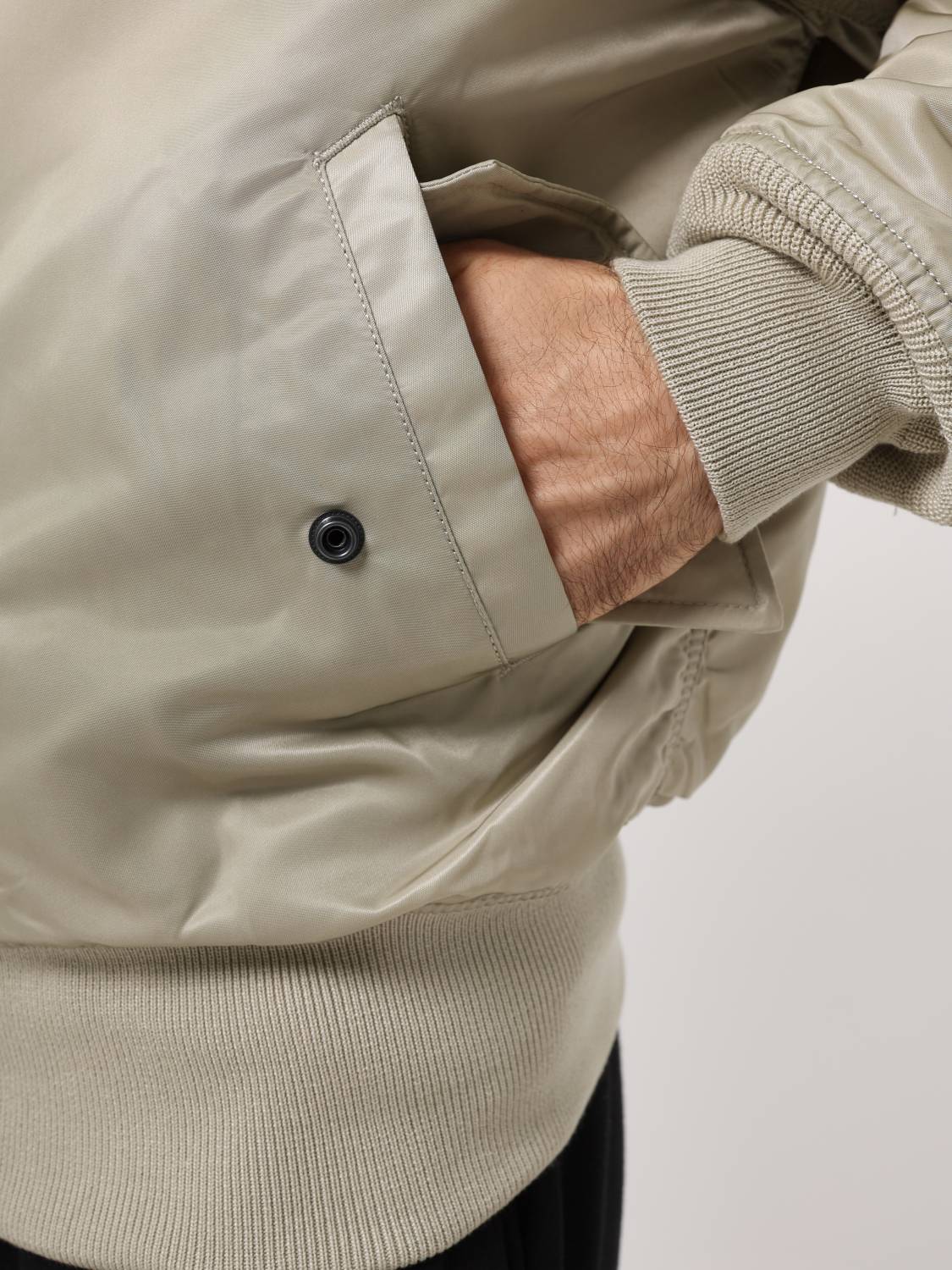 Куртка / Бомбер утепленный мужской ''MA-1'' (Mineral) Alpha Industries