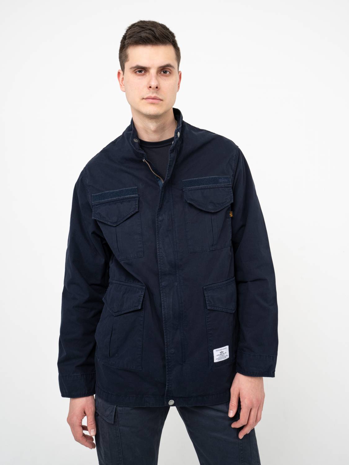 Куртка / Ветровка мужская "M-65 Lightweight" (Replica Blue) Alpha Industries