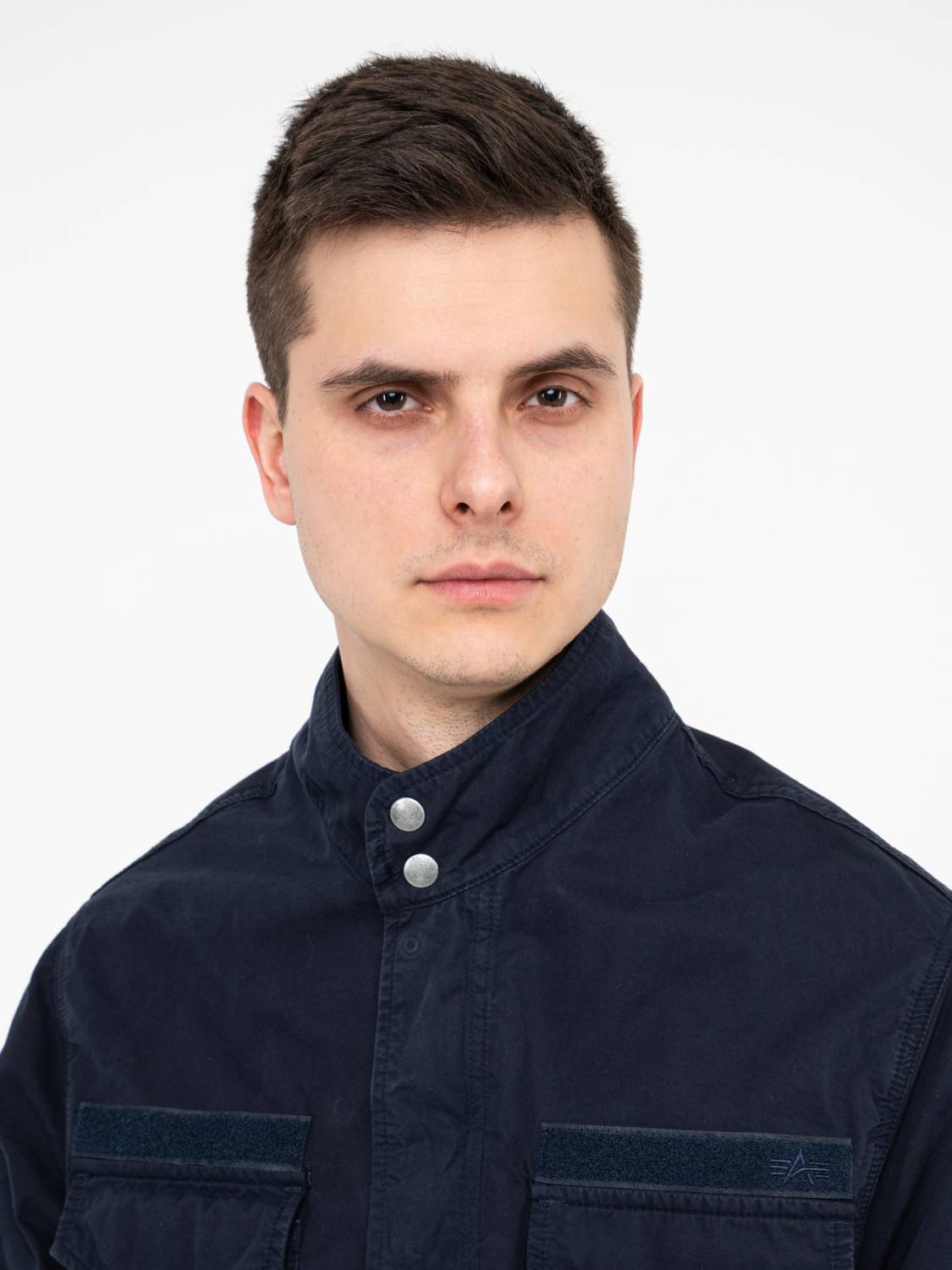 Куртка / Ветровка мужская "M-65 Lightweight" (Replica Blue) Alpha Industries
