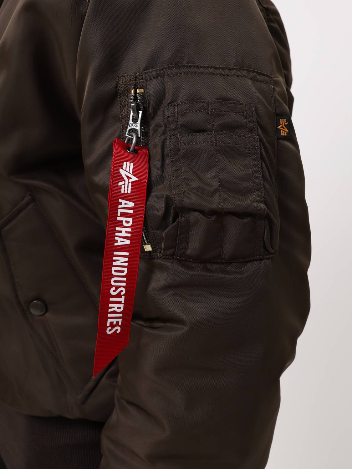 Куртка / Бомбер утепленный мужской ''MA-1'' (Espresso) Alpha Industries