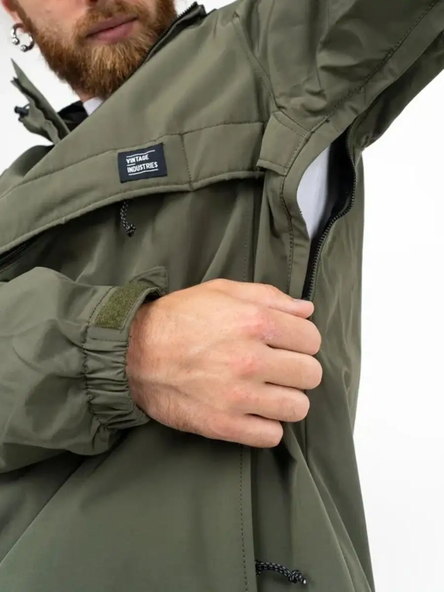 Куртка / Анорак / Ветровка мужская "Shooter" (Olive Drab) Vintage Industries