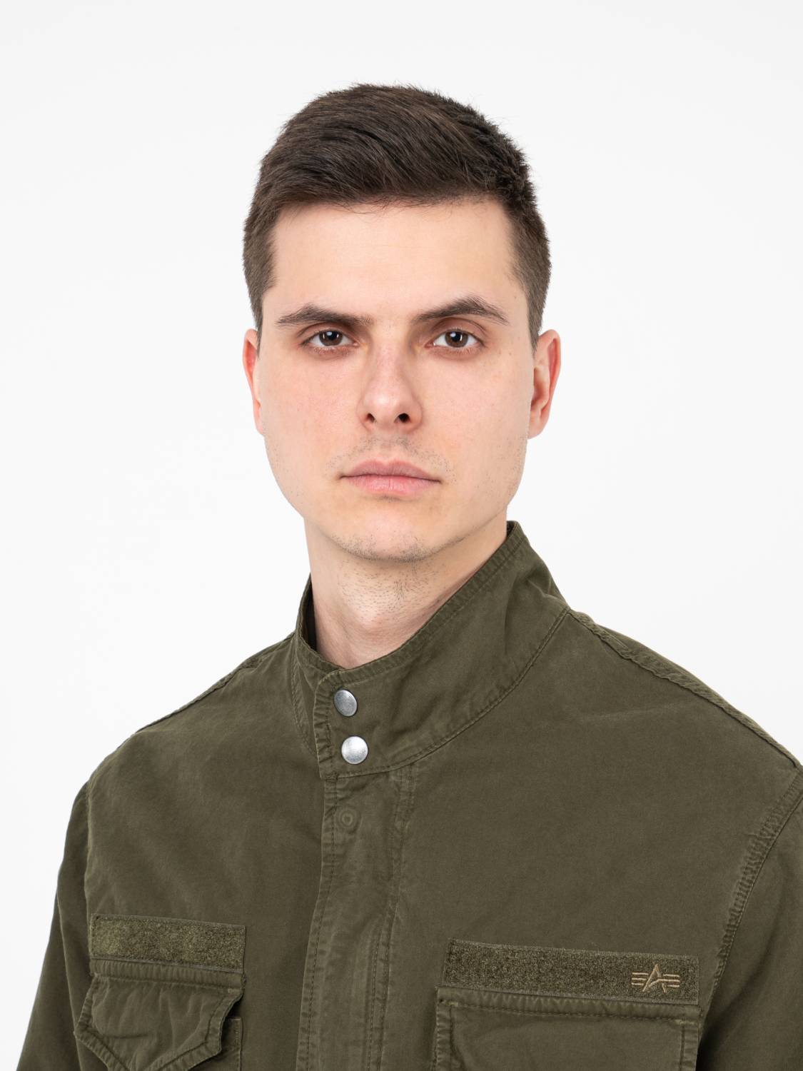 Куртка / Ветровка мужская "M-65 Lightweight" (Dark Green) Alpha Industries