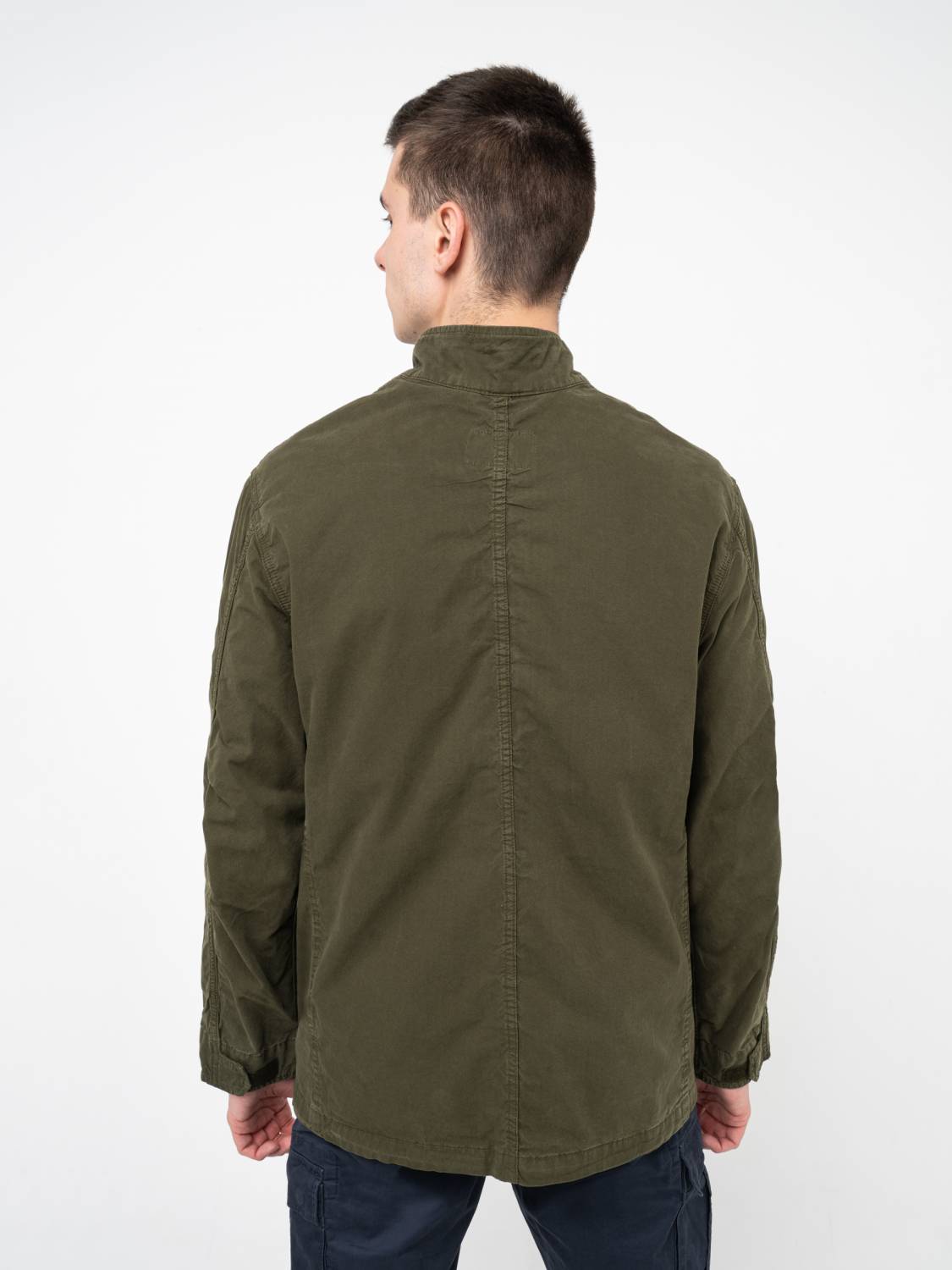 Куртка / Ветровка мужская "M-65 Lightweight" (Dark Green) Alpha Industries