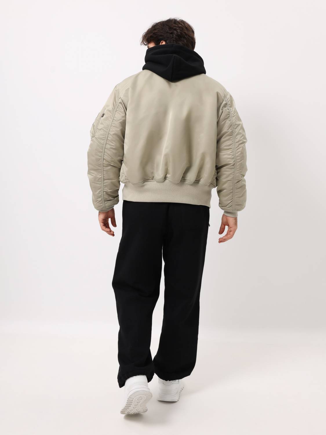 Куртка / Бомбер утепленный мужской "CWU 45/P" (Mineral) Alpha Industries