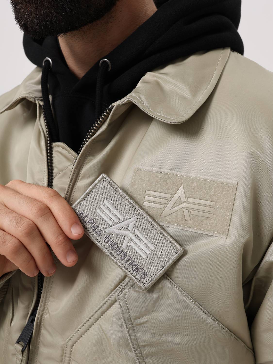 Куртка / Бомбер утепленный мужской "CWU 45/P" (Mineral) Alpha Industries