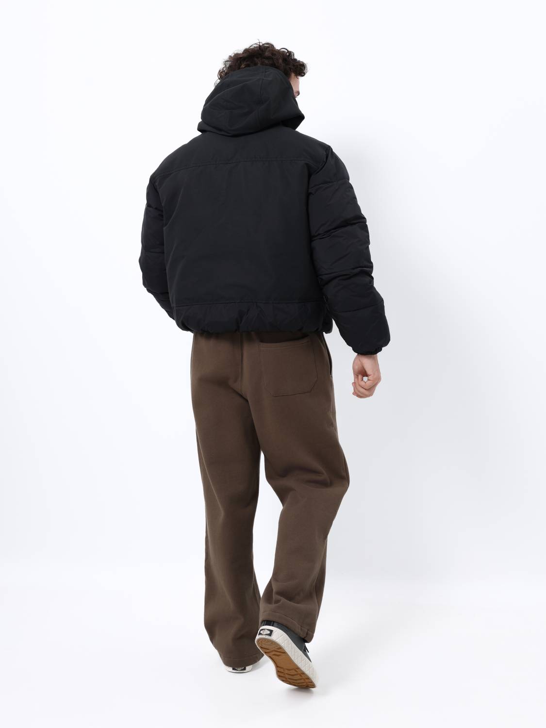 Куртка / Парка теплая пуховая мужская "1960s Swedish Army Motorcycle" (Black) Alpha Industrie