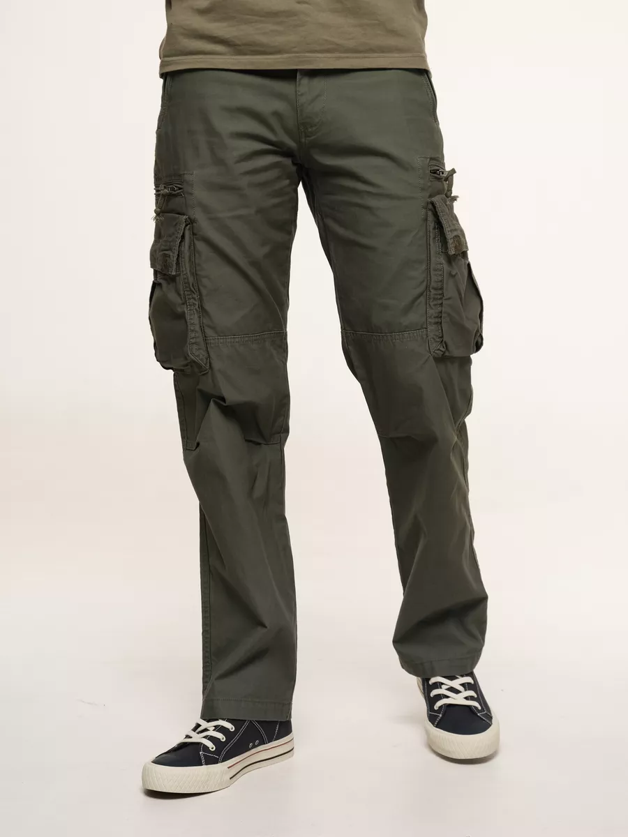 Брюки карго мужские "Rico'' (Olive) Vintage Industries