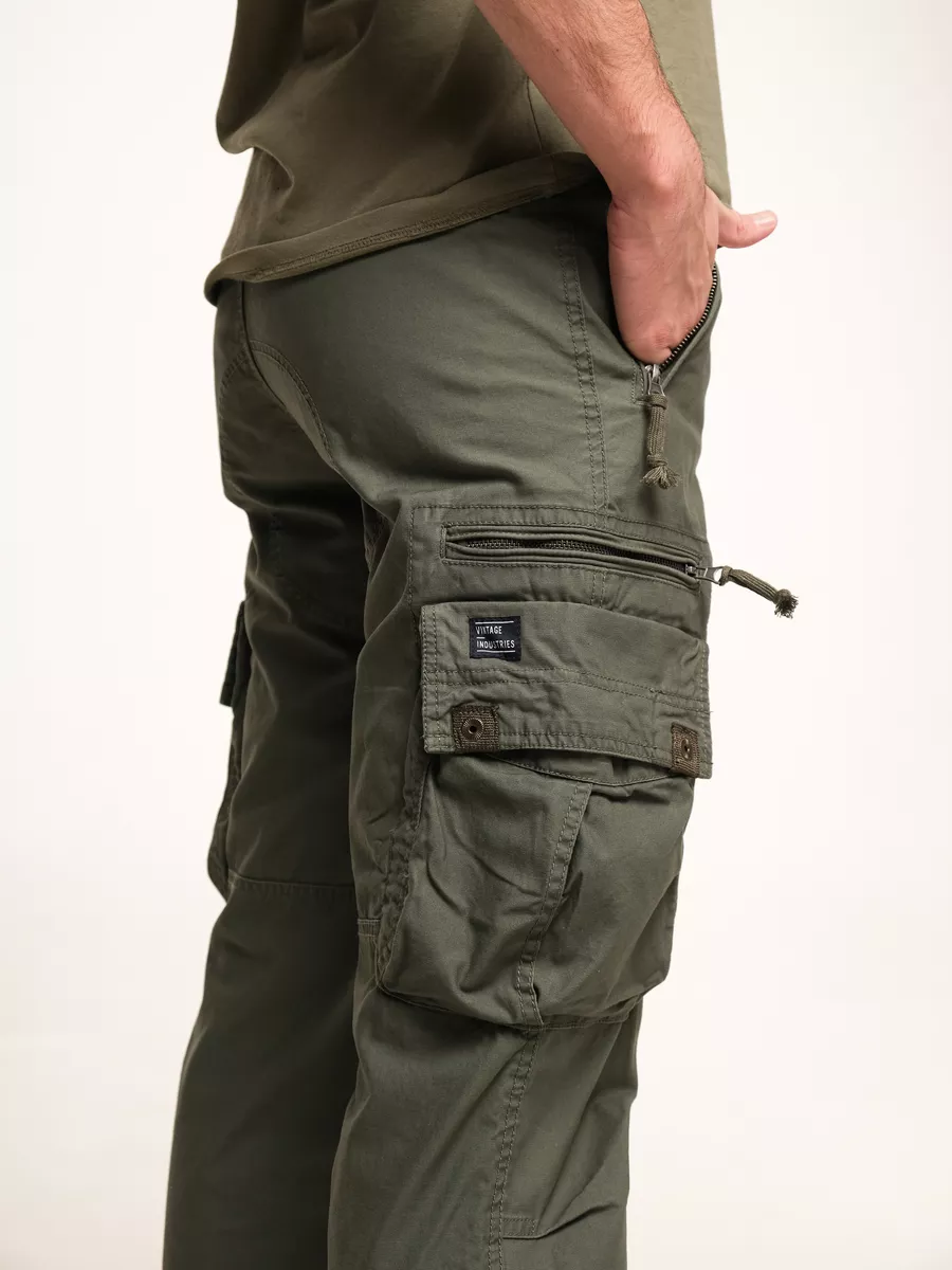 Брюки карго мужские "Rico'' (Olive) Vintage Industries