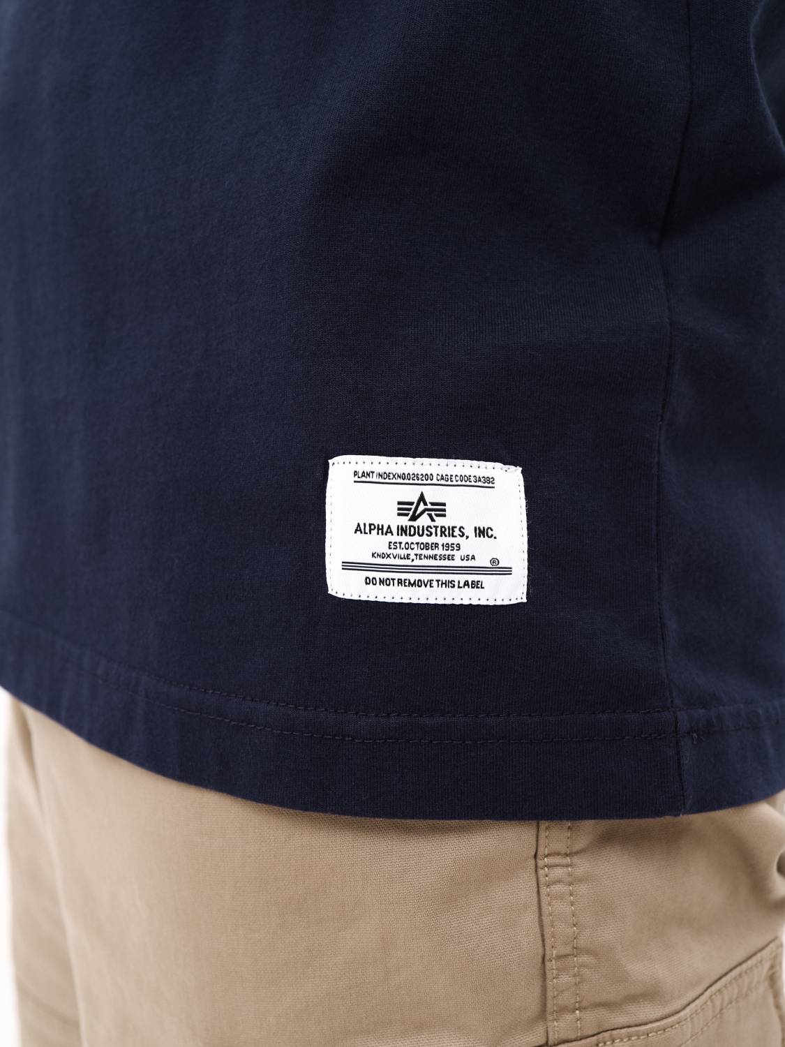 Футболка "NASA Worm Logo" (Replica Blue) Alpha Industries