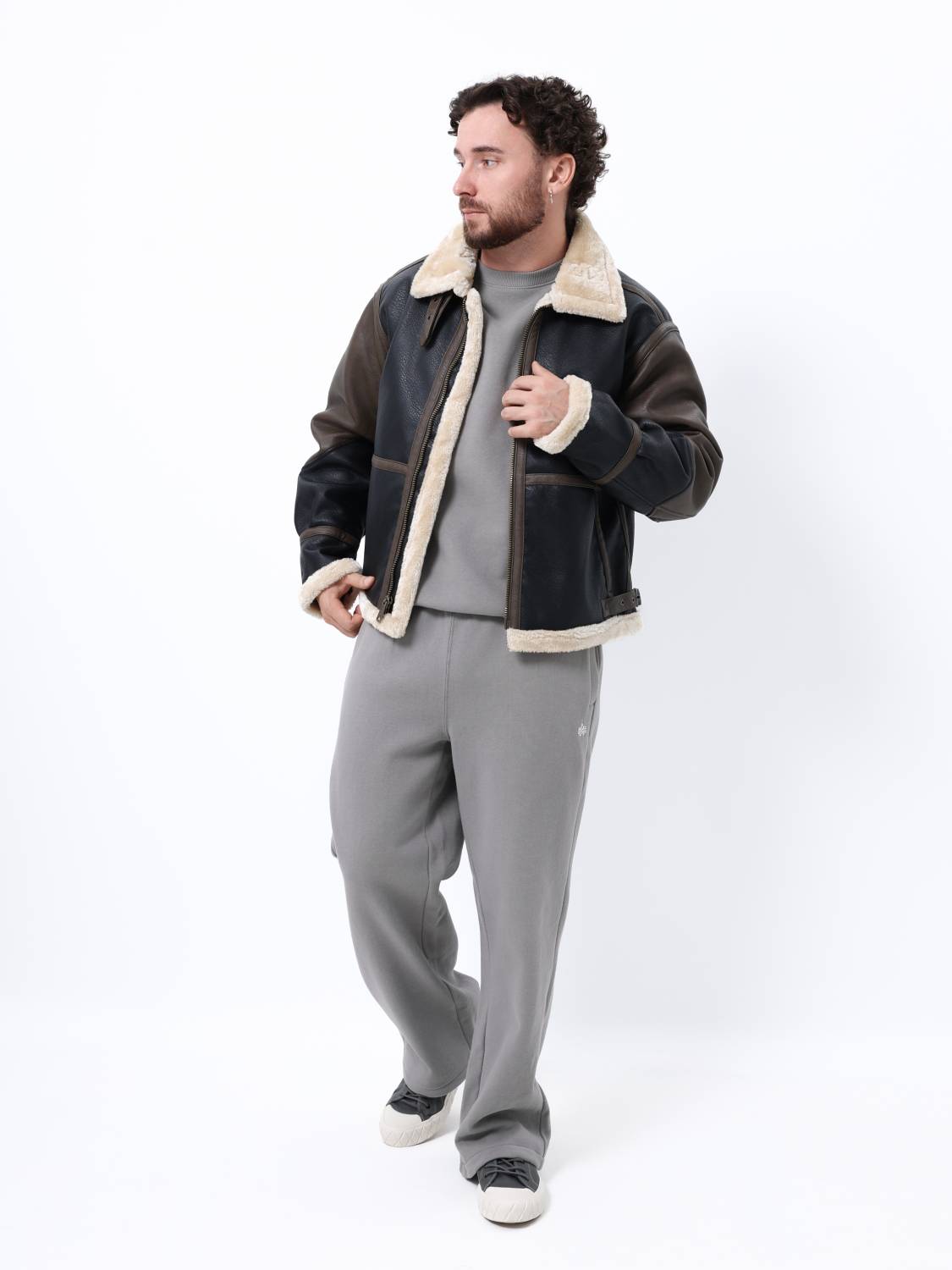 Куртка / Бомбер теплый мужской ''B-3 MOD'' (Espresso) Alpha Industries