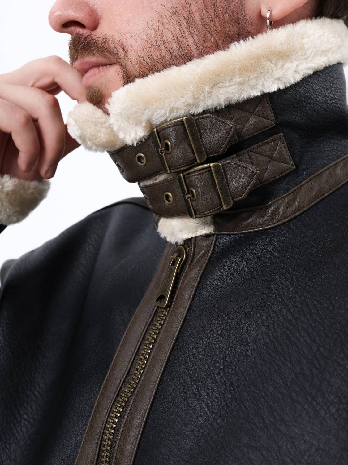 Куртка / Бомбер теплый мужской ''B-3 MOD'' (Espresso) Alpha Industries