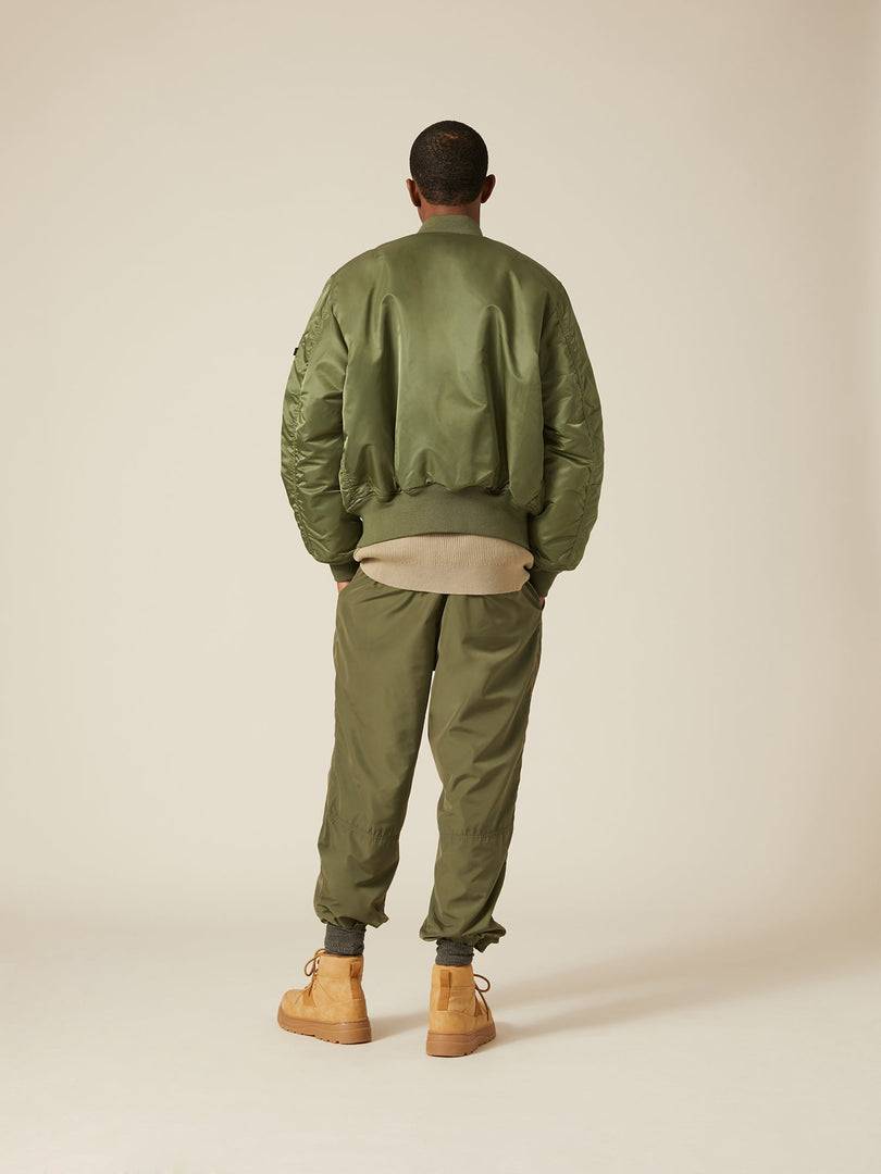 Куртка / Бомбер утепленный мужской "MA-1" (Sage) Alpha Industries