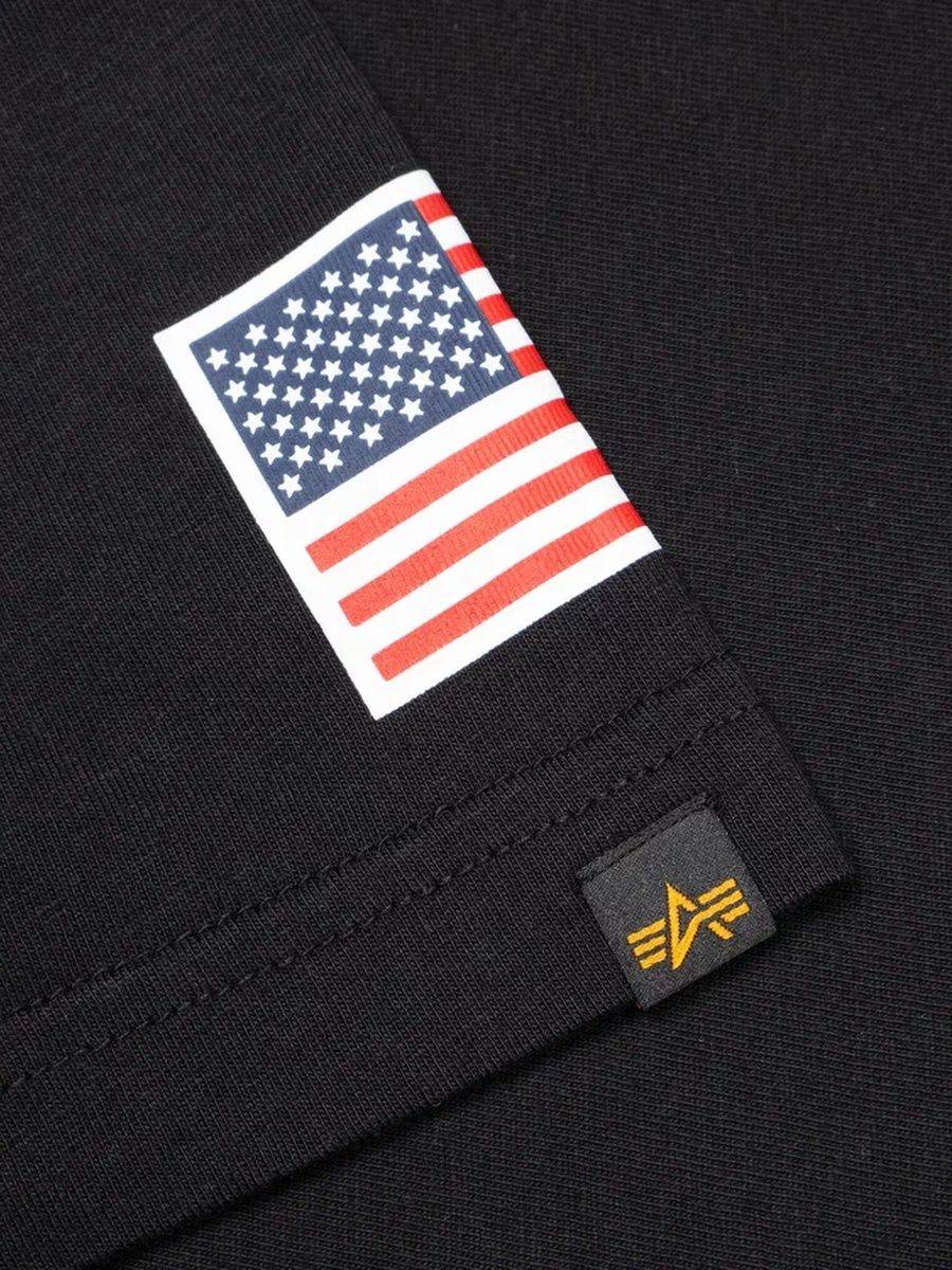 Футболка "NASA Worm Logo" (Black) Alpha Industries
