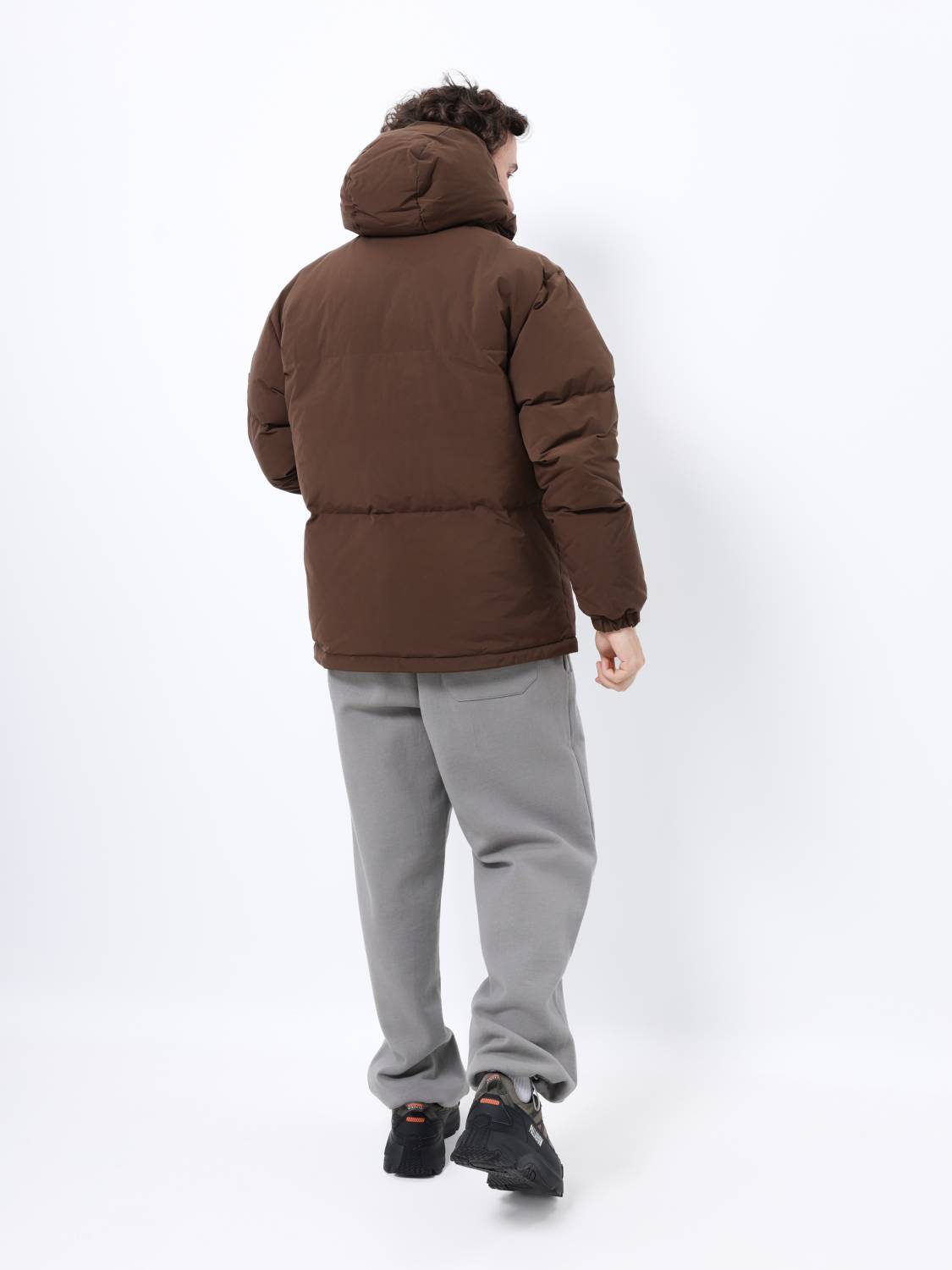 Пуховик / Парка теплая мужская "Puffer Parka" (Espresso) Alpha Industries