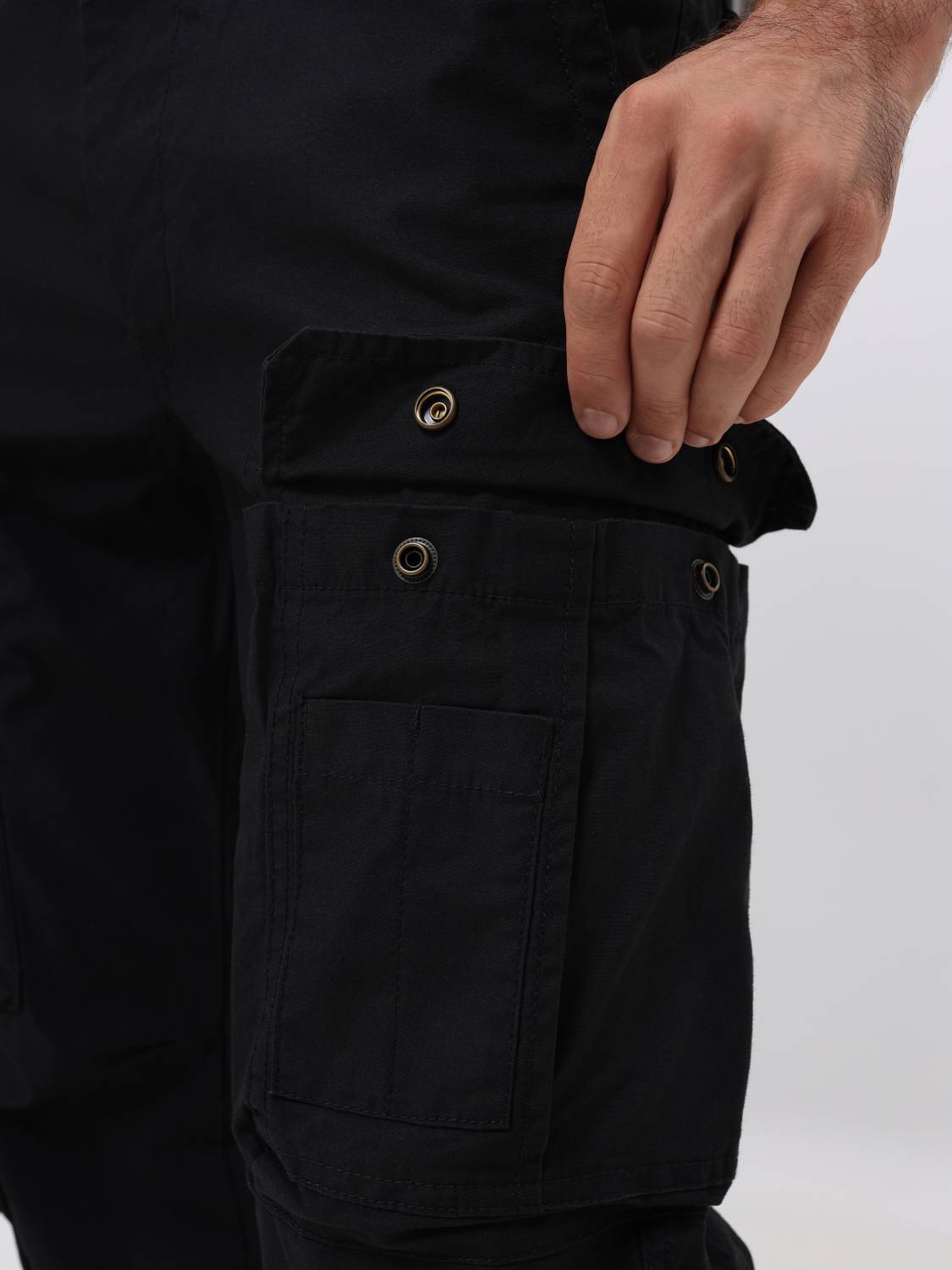 Брюки карго мужские "Pack'' (Black) Vintage Industries