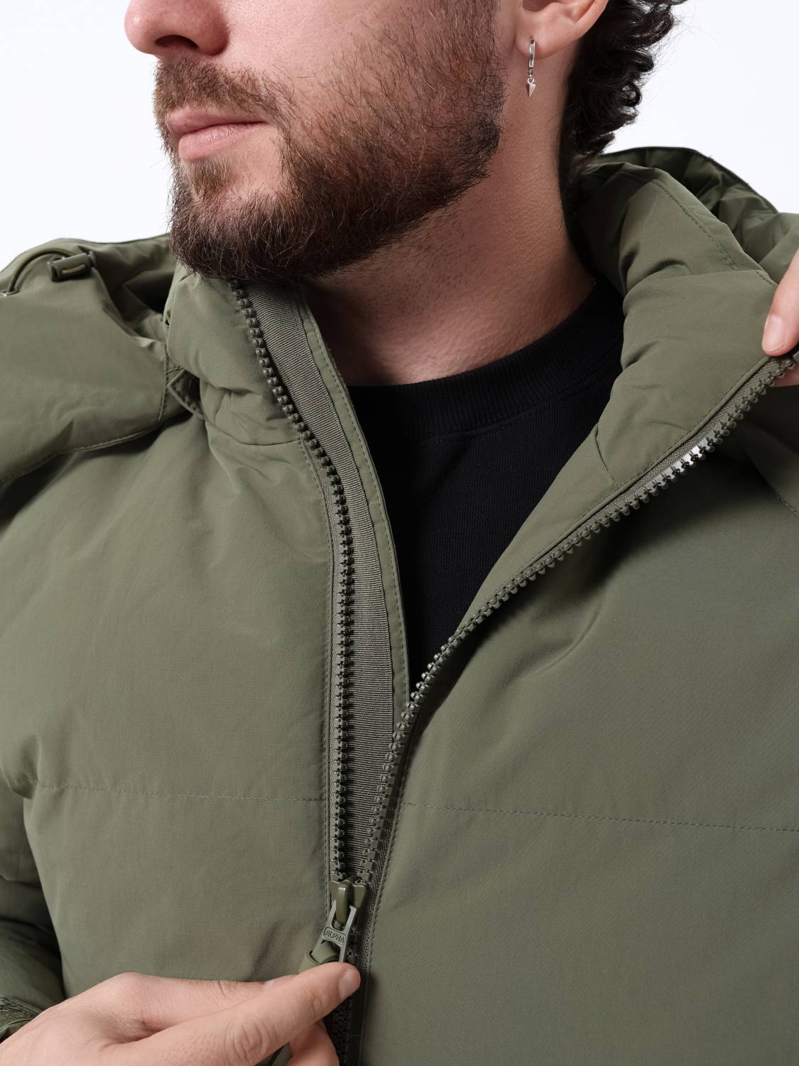 Пуховик / Парка теплая мужская "Puffer Parka" (OG-107 Green) Alpha Industries