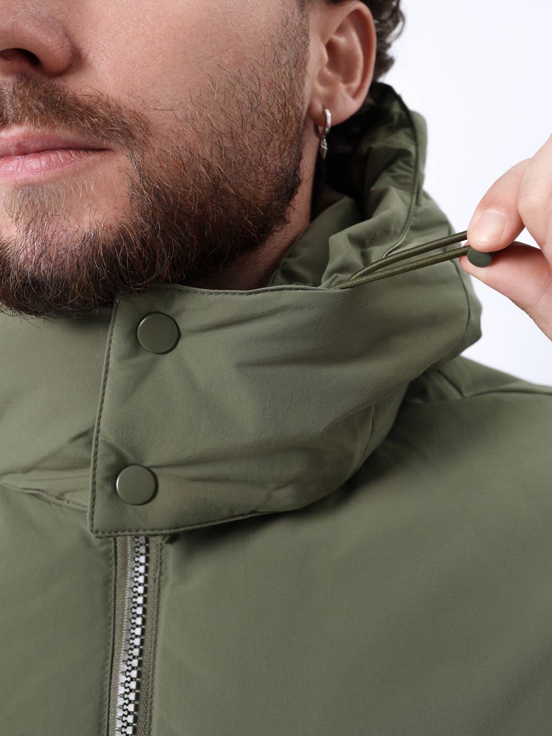 Пуховик / Парка теплая мужская "Puffer Parka" (OG-107 Green) Alpha Industries