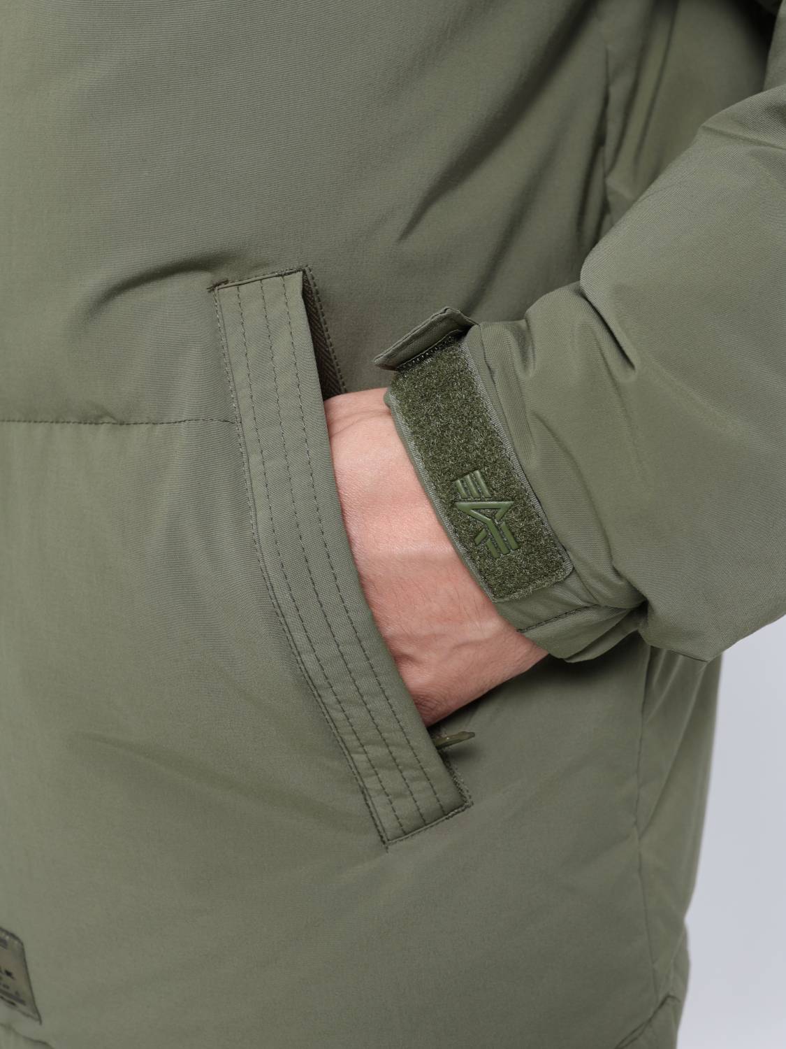 Пуховик / Парка теплая мужская "Puffer Parka" (OG-107 Green) Alpha Industries