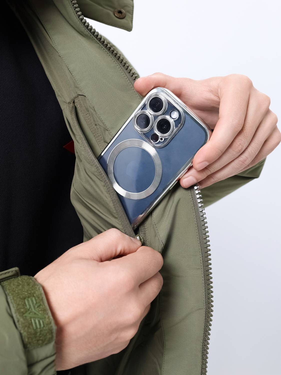 Пуховик / Парка теплая мужская "Puffer Parka" (OG-107 Green) Alpha Industries