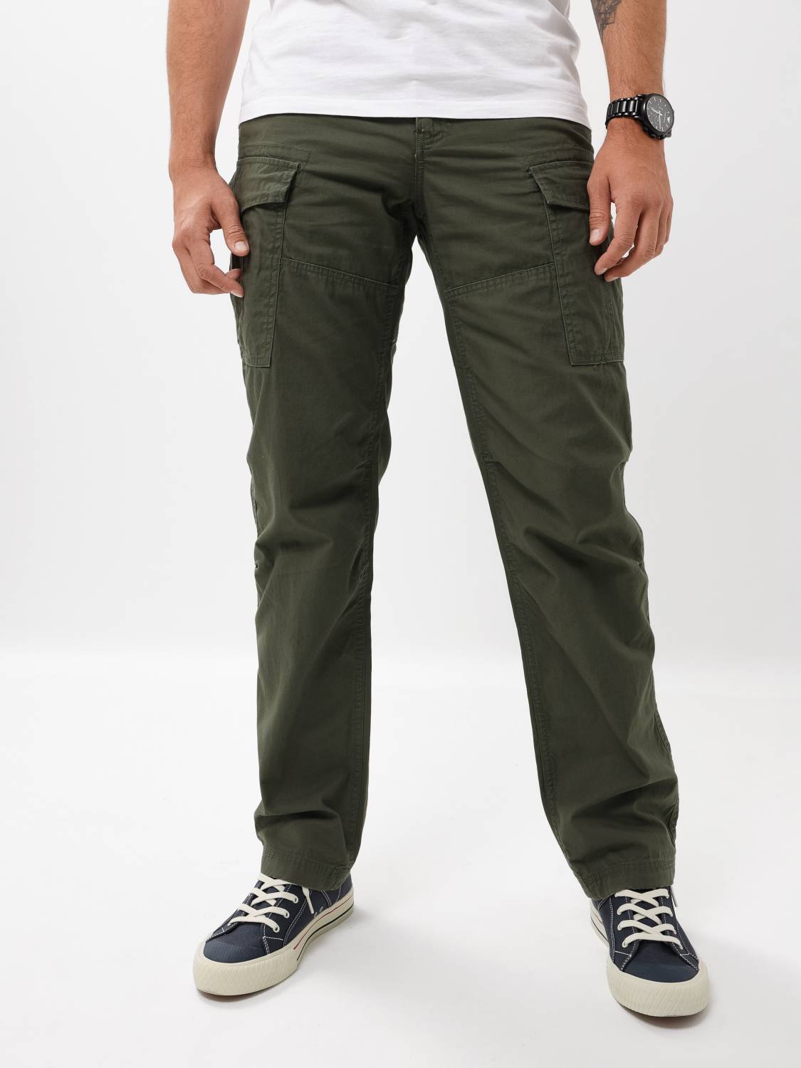 Брюки карго мужские "Lester'' (Olive) Vintage Industries