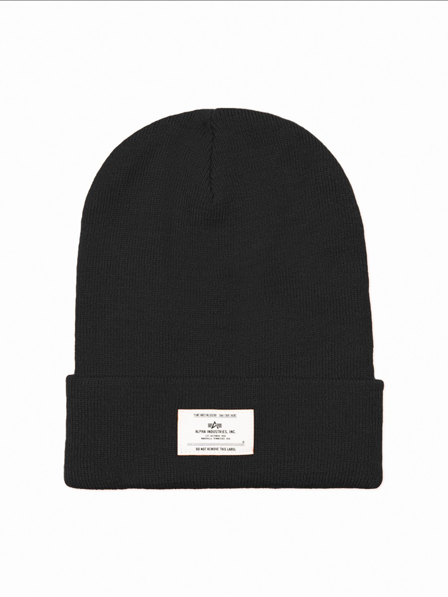 Шапка "Essential Beanie" (Dark Charcoal Heather) Alpha Industries