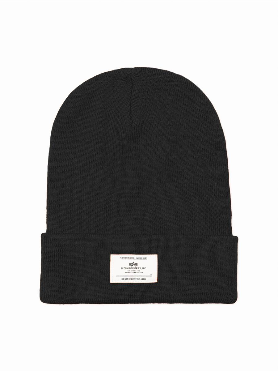Шапка "Essential Beanie" (Dark Charcoal Heather) Alpha Industries