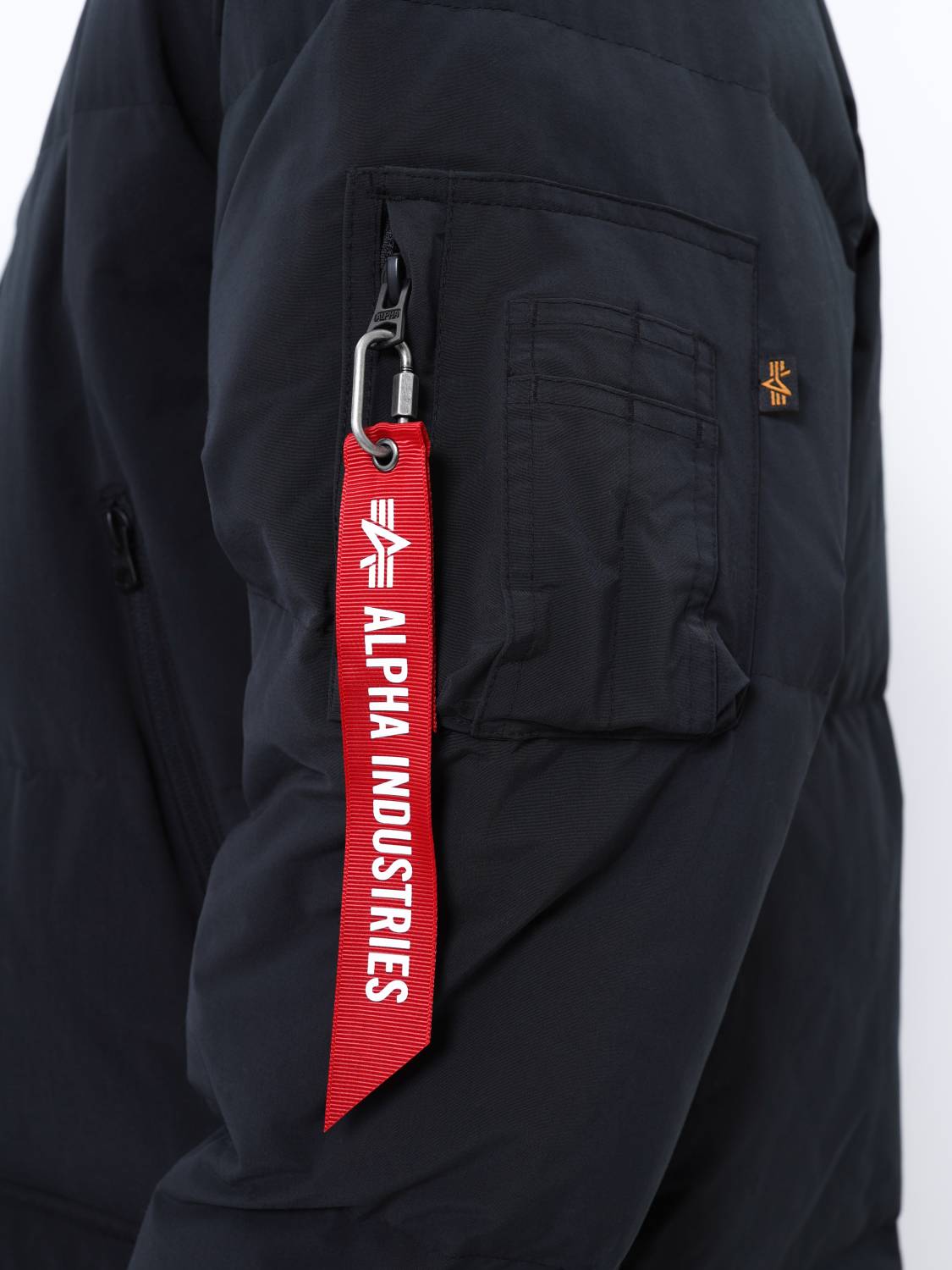 Пуховик / Парка теплая длинная мужская "Long Puffer Parka" (Black) Alpha Industries