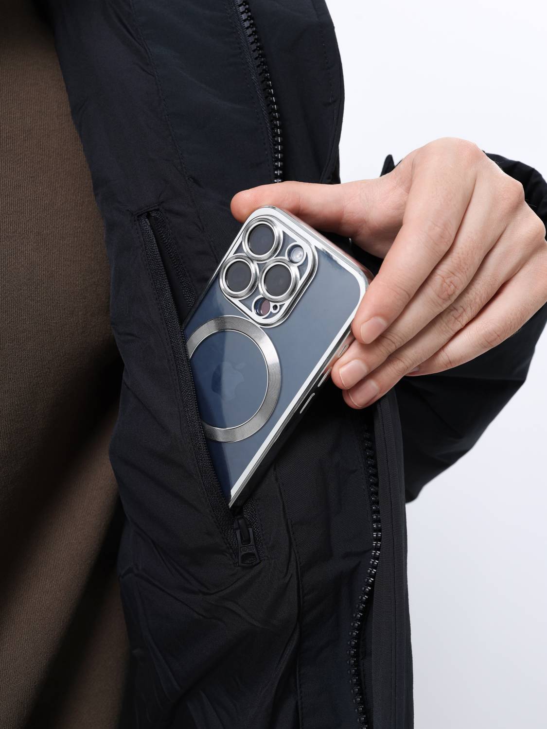 Пуховик / Парка теплая длинная мужская "Long Puffer Parka" (Black) Alpha Industries