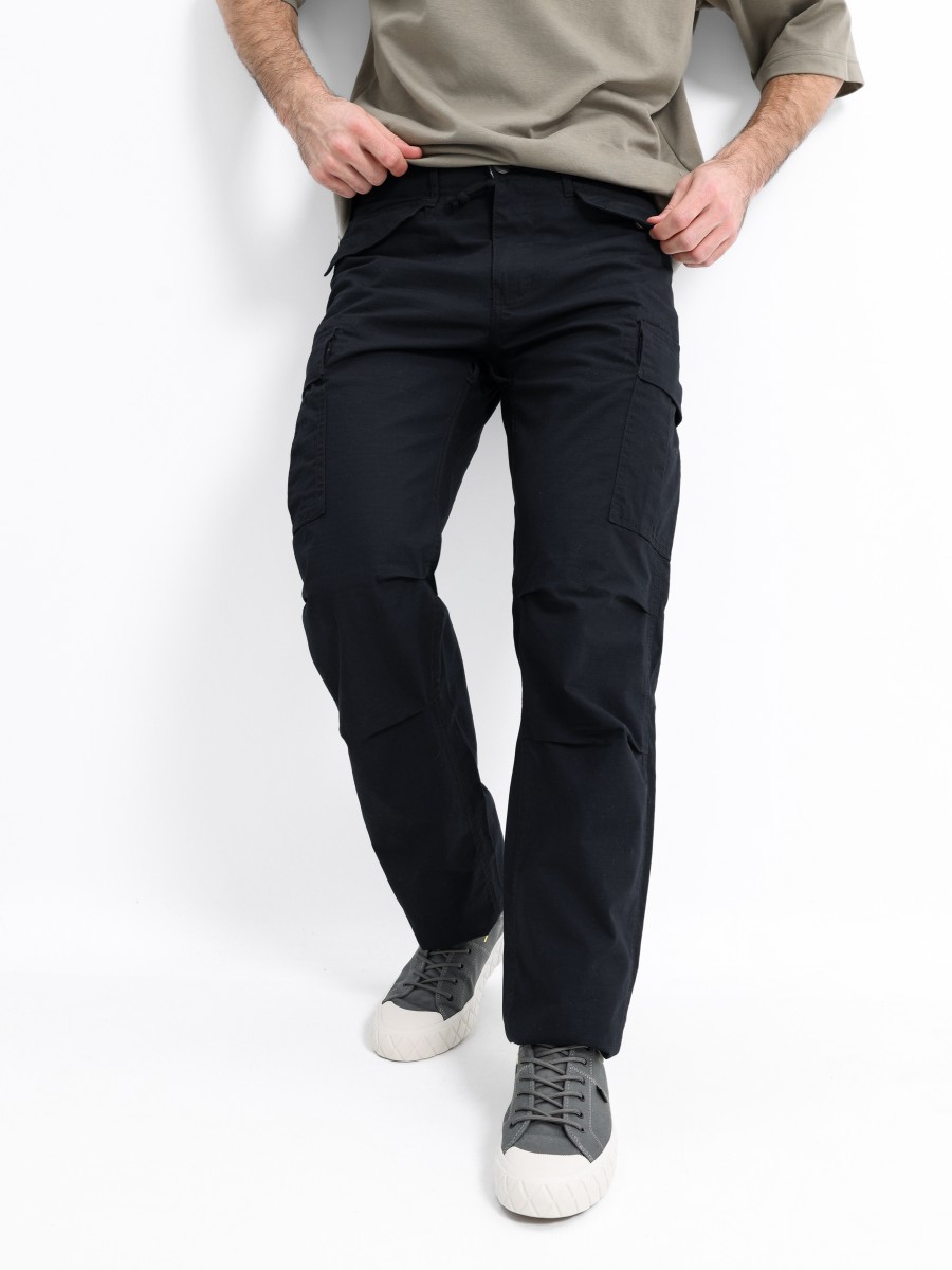 Брюки карго мужские "Miller M-65 '' (Black) Vintage Industries