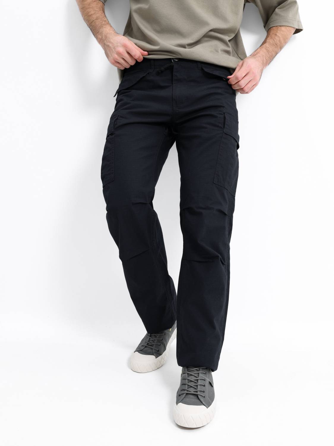 Брюки карго мужские "Miller M-65 '' (Black) Vintage Industries
