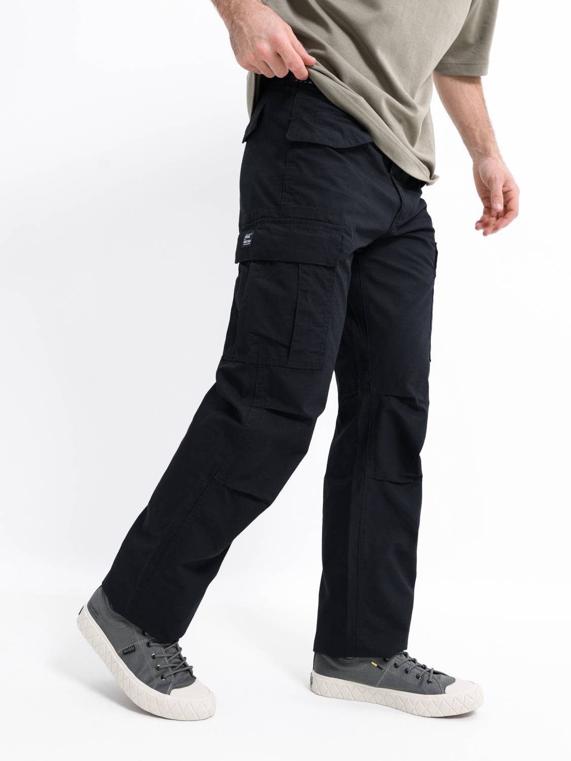 Брюки карго мужские "Miller M-65 '' (Black) Vintage Industries