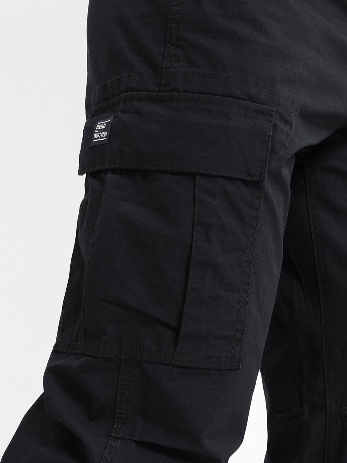 Брюки карго мужские "Miller M-65 '' (Black) Vintage Industries