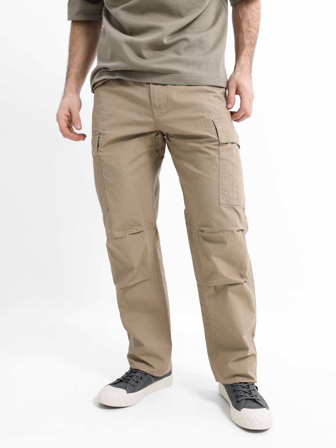 Брюки карго мужские "Miller M-65 '' (Dark Khaki) Vintage Industries