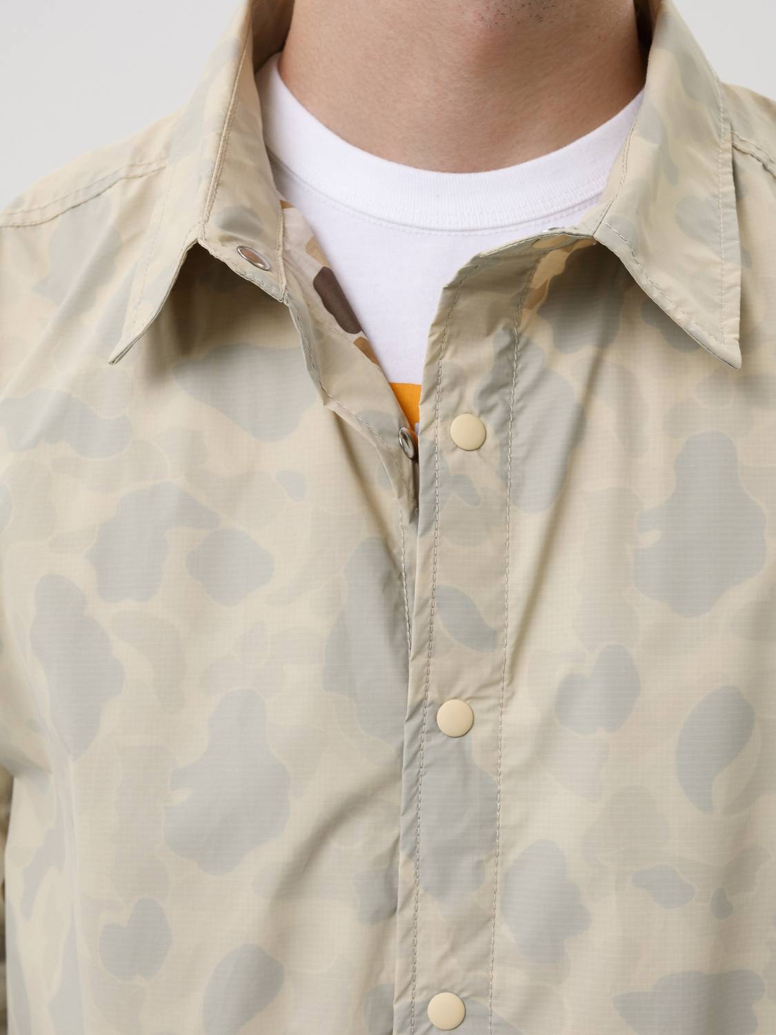 Куртка / Ветровка / Рубашка мужская "Packaway Shirt" (Limestone) Alpha Industries 3