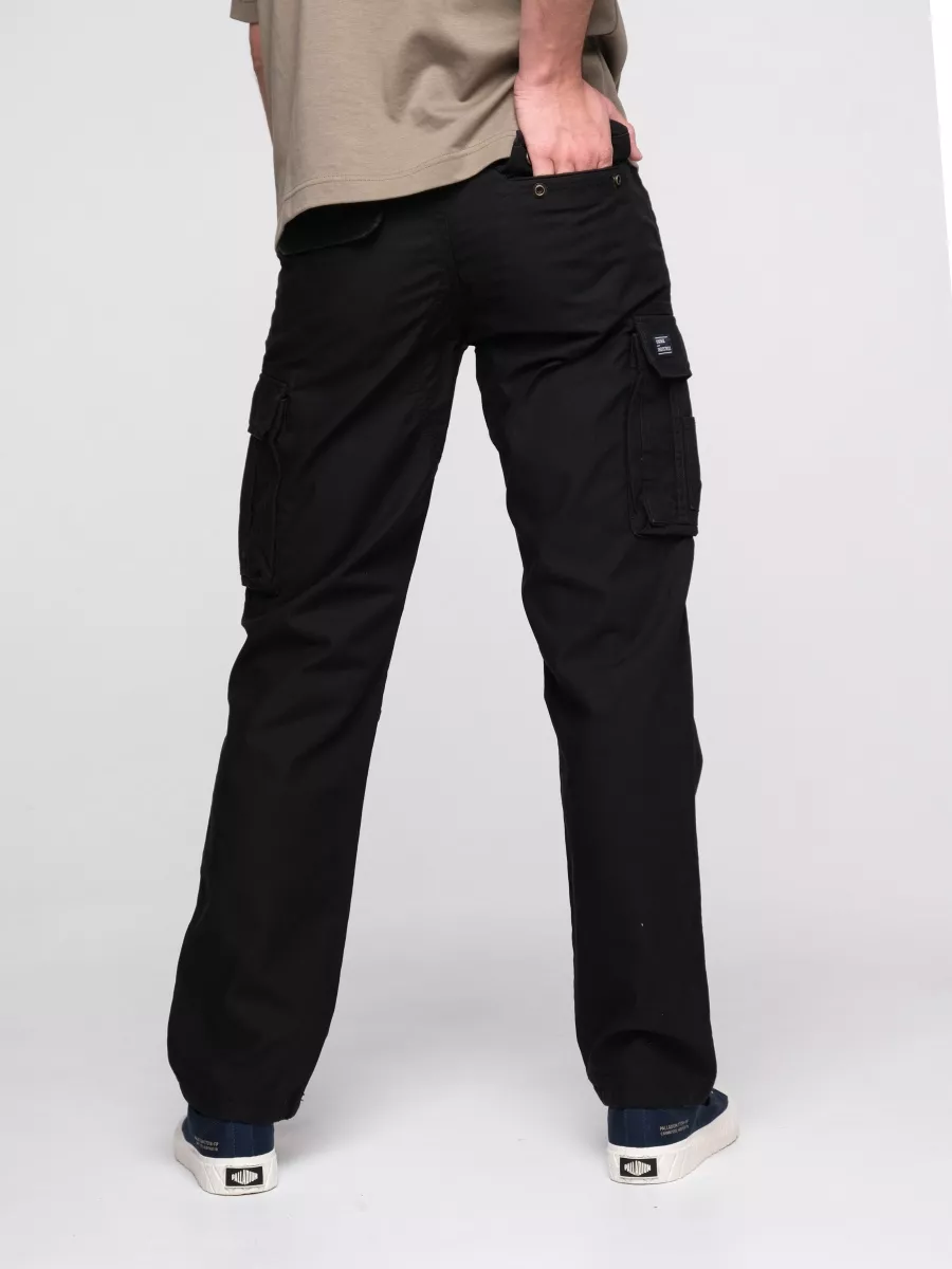 Брюки карго мужские "Reef'' (Black) Vintage Industries