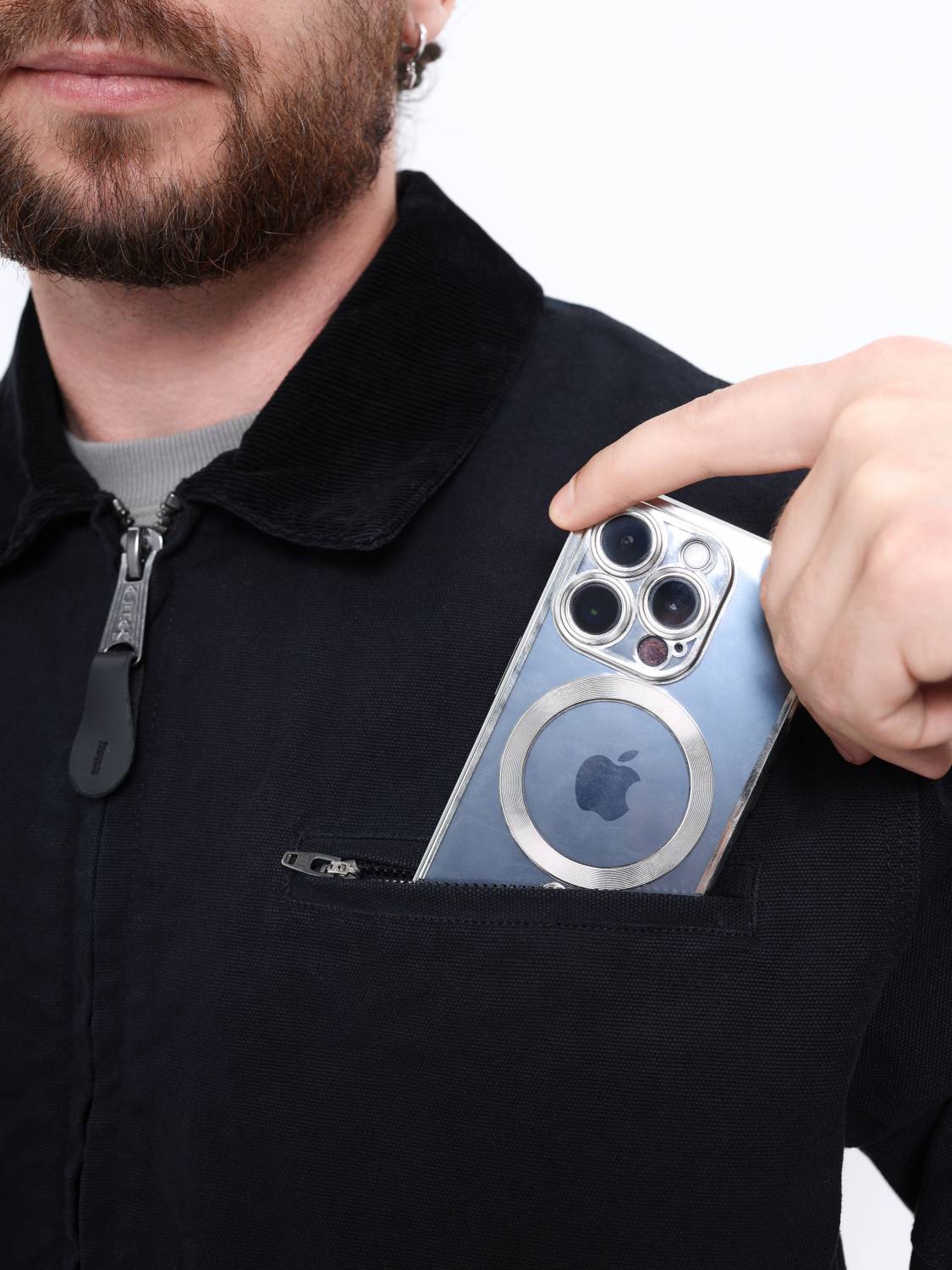 Куртка утепленная мужская "Detroit" (Black) Alpha Industries