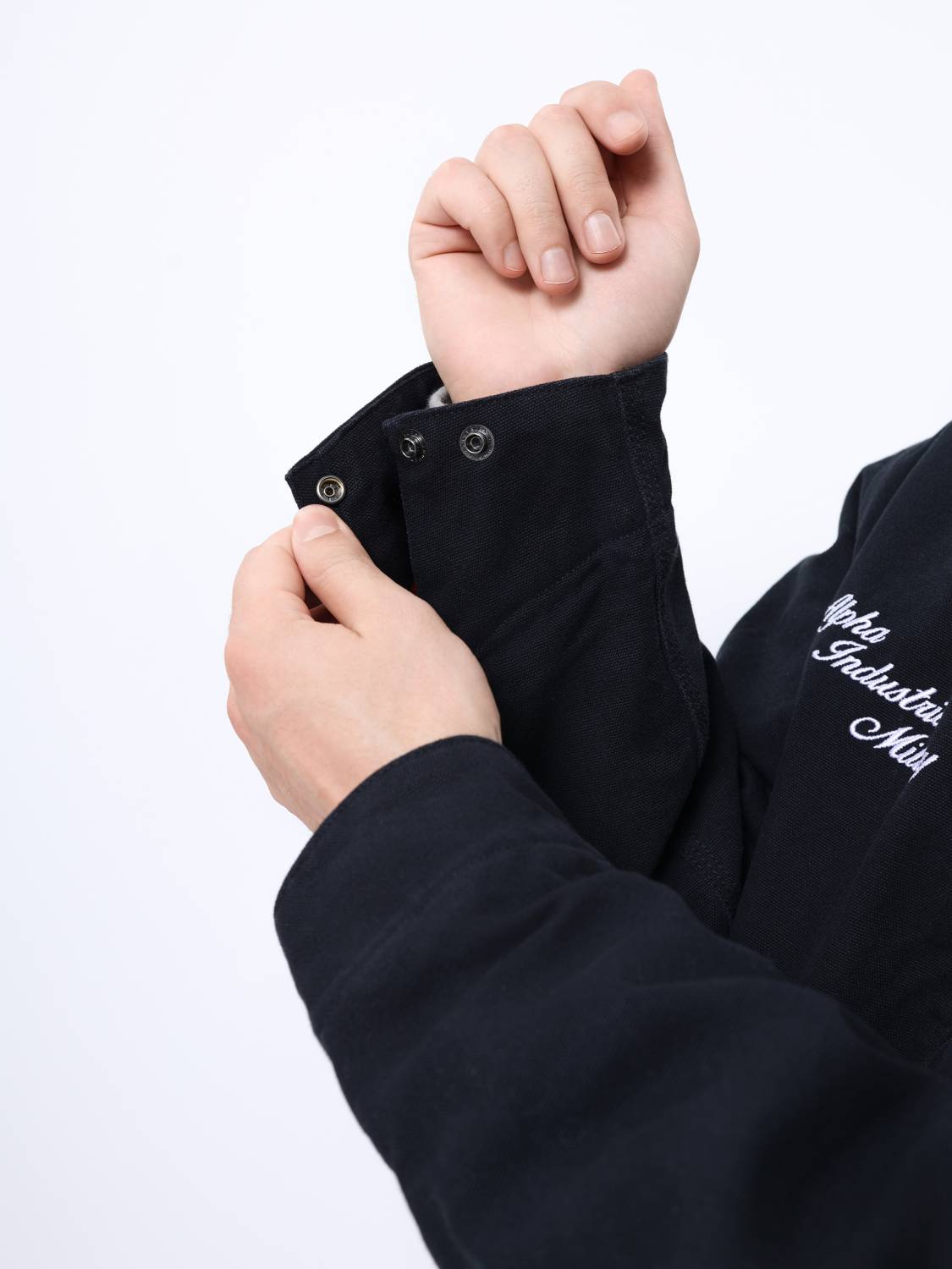 Куртка утепленная мужская "Detroit" (Black) Alpha Industries