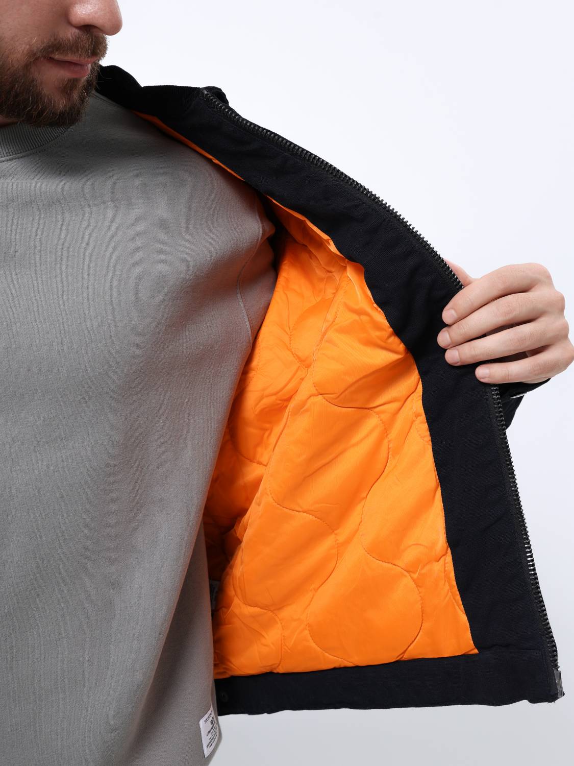 Куртка утепленная мужская "Detroit" (Black) Alpha Industries