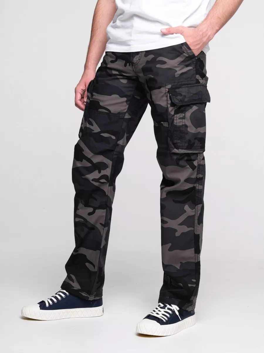 Брюки карго мужские "Reef'' (Dark Camo) Vintage Industries