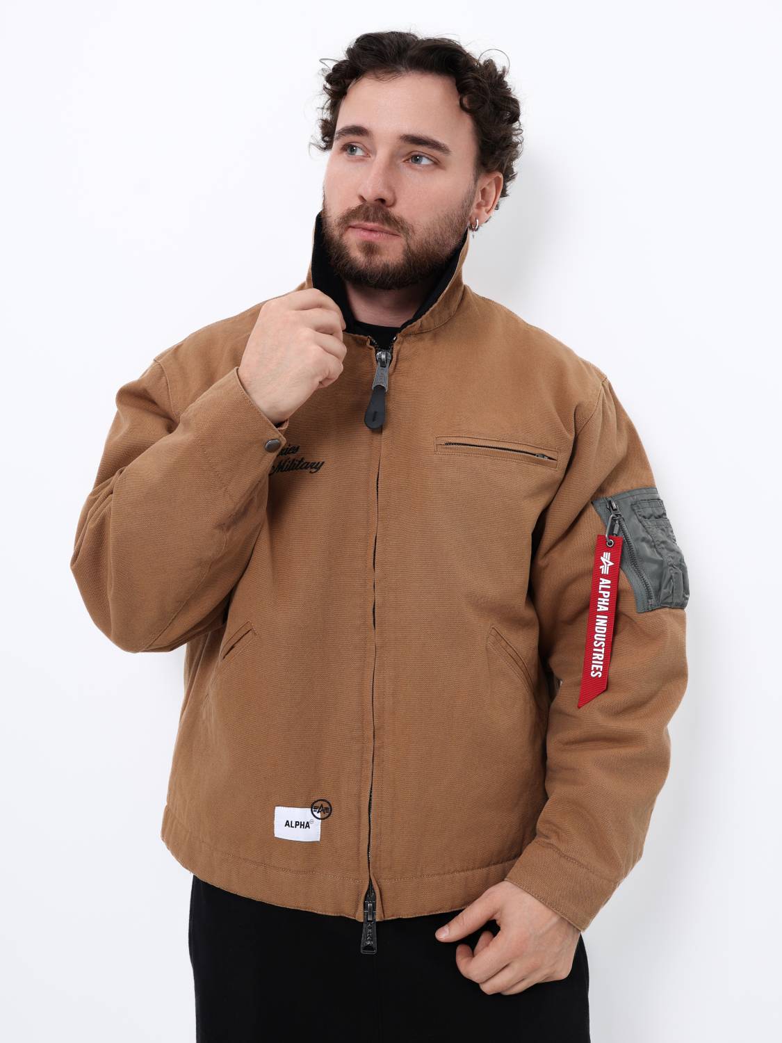 Куртка утепленная мужская "Detroit" (Beige) Alpha Industries