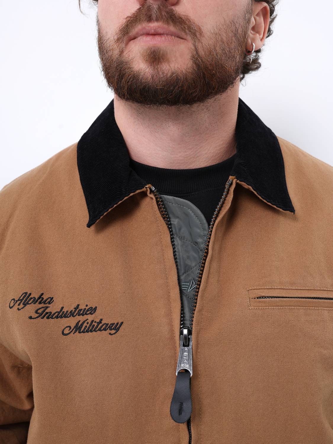 Куртка утепленная мужская "Detroit" (Beige) Alpha Industries