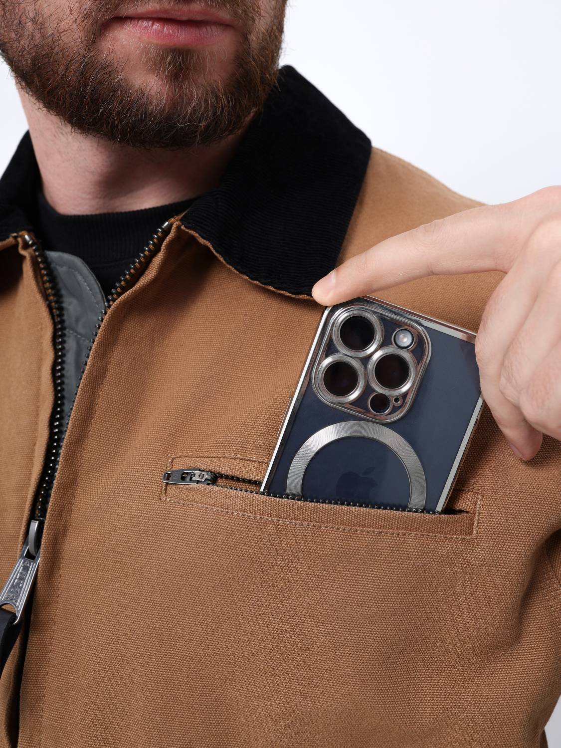 Куртка утепленная мужская "Detroit" (Beige) Alpha Industries