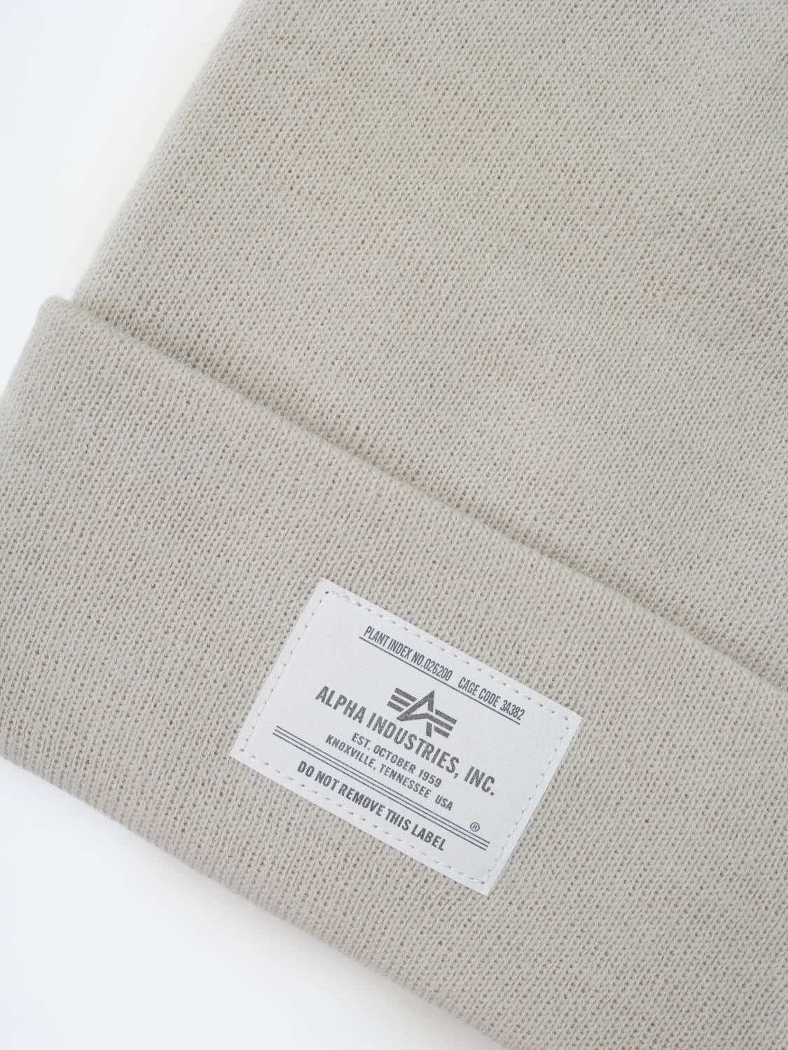 Шапка "Essential Beanie" (Dune White) Alpha Industries