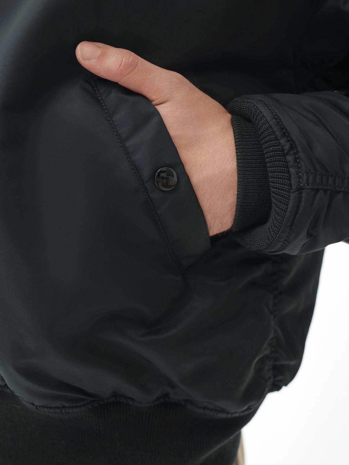 Куртка / Парка теплая мужская "N-2B" (Black) Alpha Industries 